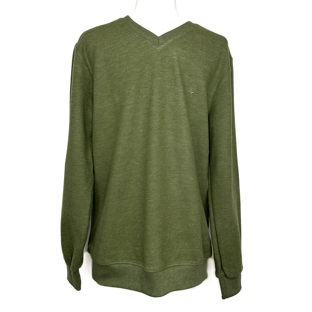 Dsquared2 Green V-neck Knit Sweatshirt Sweater Jumper Sz L NEW!